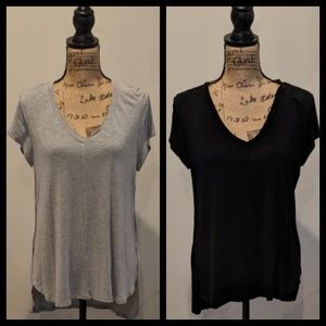 Set of 2 Mossimo High Low V-Necks